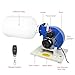 ZICT 1HP Wall-Mount Dust Collector with Remote Control and 28L Collection Bag，Dust Collector for Woodworking Dust Collection System