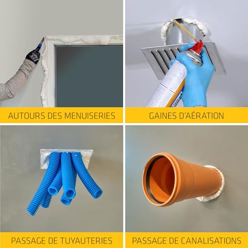Enduit de rebouchage lissage Sika et mousse polyuréthane expansive multi-usage - 8