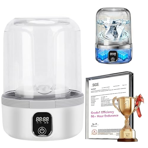 5.0 Upgraded Top Configuration Mini Washing Machine【7000mAh Luxury Dual Battery】【No.1 German Motor】【SGS-Certified UV-C Light】1.5L Portable Washer for Travel, Camping, Apartments, Dorm, RV, Hotel