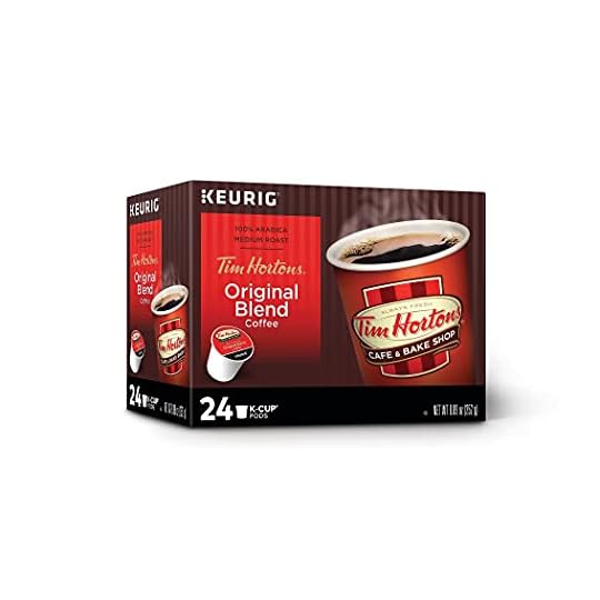 
                            Tim Horton's Single Serve Coffee Cups, Original Blend, 24 Count
                        