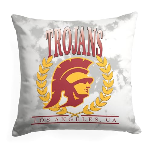 NORTHWEST NCAA USC Trojans Pillow, 18" x 18", Hipster