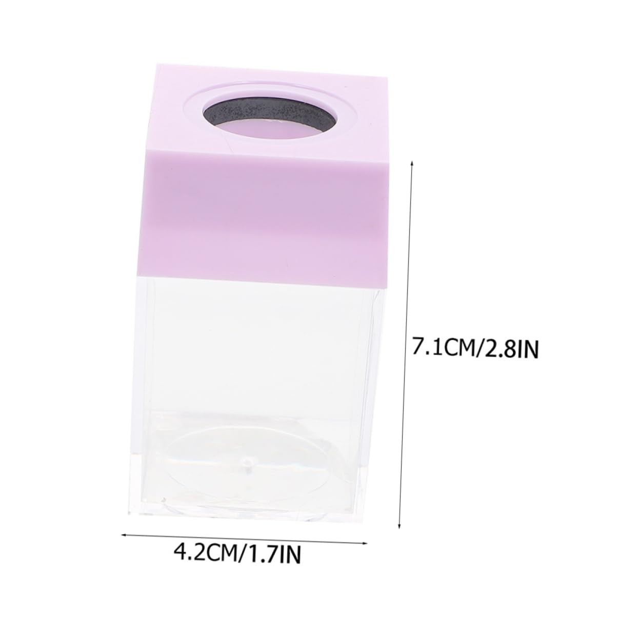 Operitacx 10pezzi Distributore Di Graffette Magnetico Quadrato Organizer Ufficio Per Clip Carta Design Elegante e Ampia Capacità Da Pastello