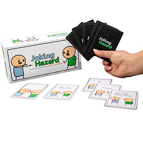joking hazard by cyanide amp happiness - 360 funny amp inappropriate comic cards hilarious party games  includes add-your-own-words cards