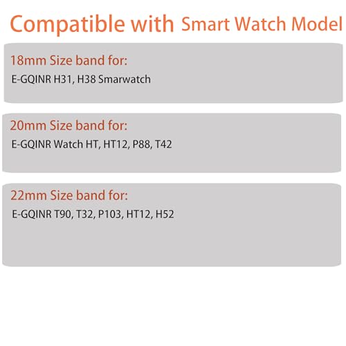 Correa compatible Lamshaw 18mm, 20mm y 22mm para smartwatch miniatura 2