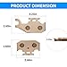 Brake Pads Front Rear Sintered for Can-Am Maverick 2013-2018 Commander Max 800 1000 2014-2020,OEM# 715500335 715500336 705601147 705600398