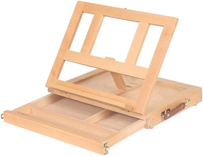 Chevalet d'art portable en bois idéal pour peindre et croquer en extérieur