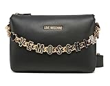 J Moschino Sac à main/bandoulière en cuir Love, Jc4072 Noir, 23 X 16 X 7