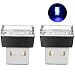 BukNikis USB Simple Atmosphere Lights USB Car Interior Accessories Lamp Universal (Blue, 2 pcs)