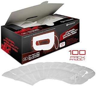 Hyperkin Universal VR Sanitary Mask V2.0 for HTC Vive Pro/ HTC Vive/ PS VR/ Gear VR/ Oculus Rift (White) (100-Pack)