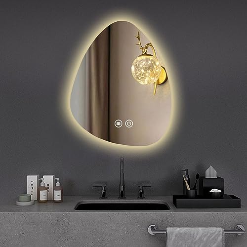 Miroir LED goutte d'eau pour sublimer votre routine beauté matinale