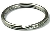 100 Stück Schlüsselringe 20 mm Stahl Schlüsselring Glänzend NEUWARE TOP-ANGEBOT (933511)