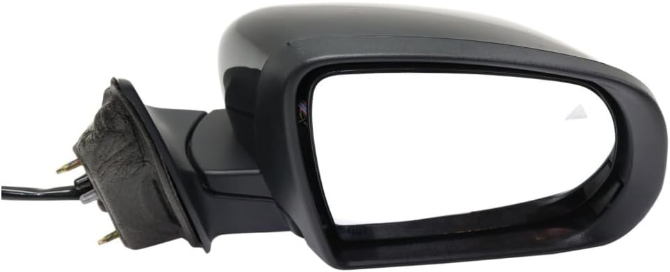 For Jeep Cherokee 2014 15 16 17 2018 Door Mirror Driver Side | Power Glass | Heated | Manual Folding | Paintable | With Signal Light | With Puddle Light | Replacement For CH1320428 | 1UV67TZZAD