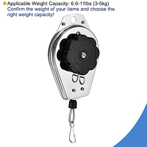 MECCANIXITY Retractable Spring Balancer Tool Holder Hanging Equipment 6.6-11lbs (3-5kg) Red for Assembly-line with Fitting Accessory by MECCANIXITY - Image 3