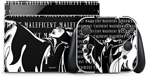 Skinit Decal Gaming Skin Compatible with Nintendo Switch OLED (2021) - Officially Licensed Disney Villains Ursula Ariel and Flounder Design