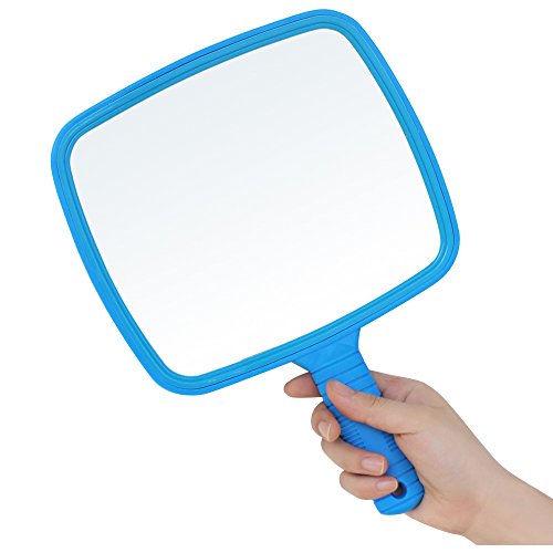 Espejo con mango profesional para barberos y peluqueros de Accessotech