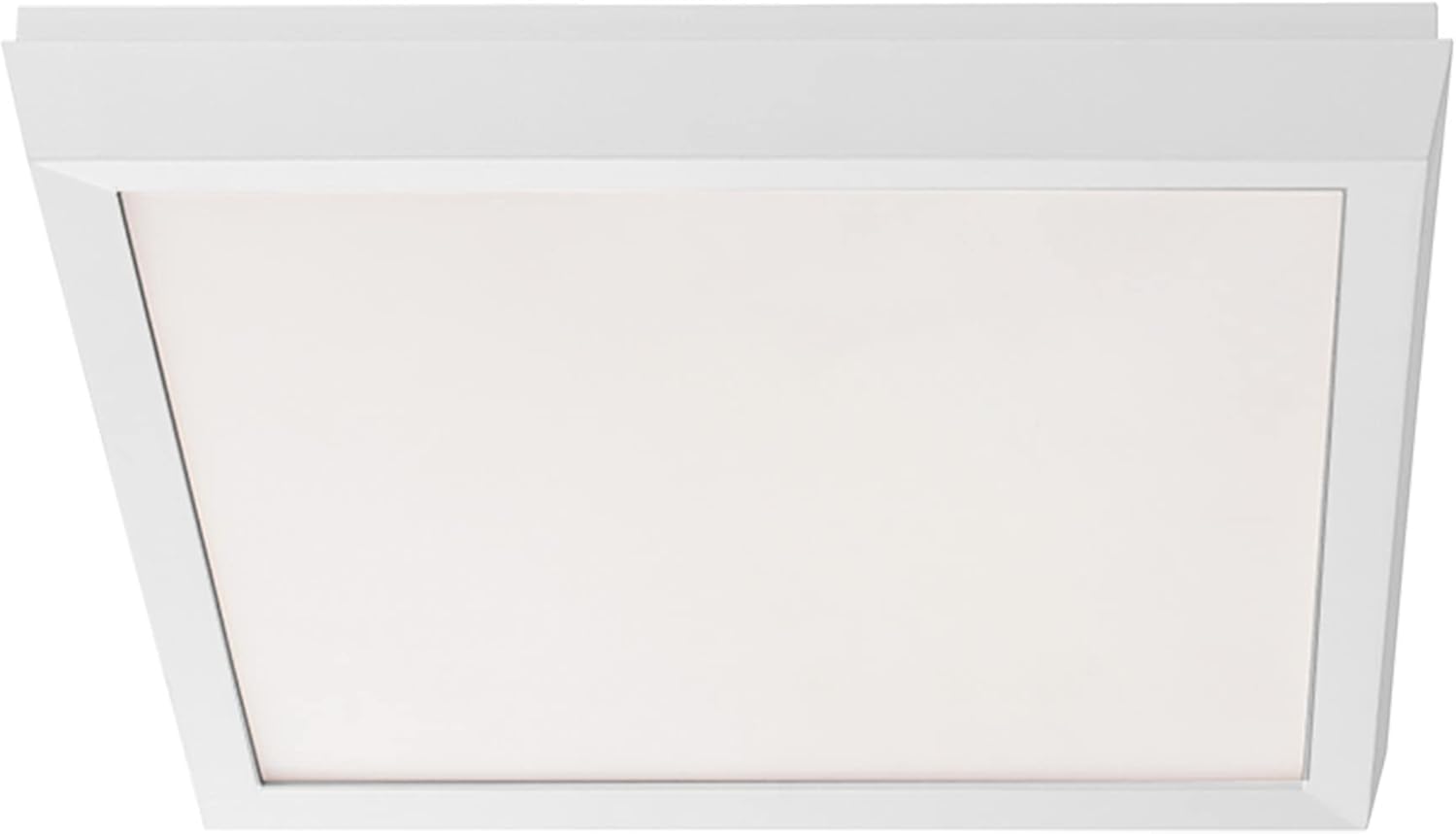 Modern Forms Argo 11in LED Square Flush Mount 3000K in Brushed Nickel