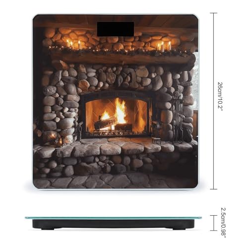 Báscula Digital para Baño con Vidrio Templado y Pantalla LCD miniatura 2