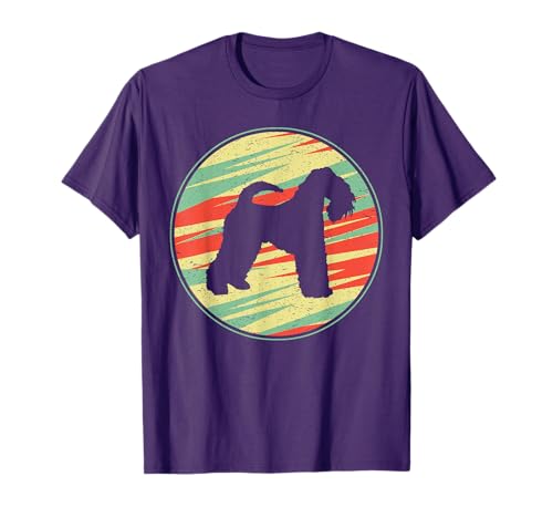 Kerry Blue Terrier Retro Vintage Silhouette Cute Dog Gift T-Shirt