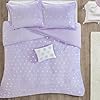 Intelligent Design Rosalie Overfilled Down Alternative Hypoallergenic All Season Bedding-Set, Twin/Twin XL, Purple/Silver #3