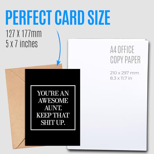 Greeting Cards For Everyone 189 Funny Aunt Birthday Card thumb #3