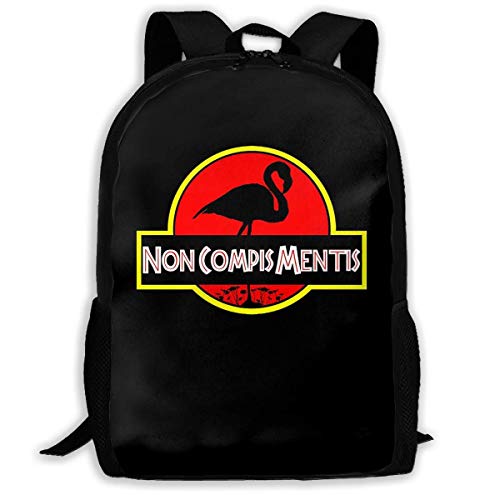 Preisvergleich Produktbild Pengyou Fashion Hochleistungs-Unisex-Rucksack für Erwachsene Ncm - Flamingo Park Bookbag Reisetasche Schultaschen Laptoptasche