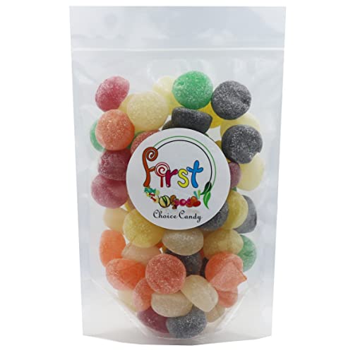 FirstChoiceCandy Giant Gumdrops Assorted Sugar Sanded Gum Drops (2 Pound (Pack of 1))