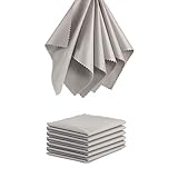 Eyeglasses Cleaner Microfiber Cleaning Cloth - 12 Pack Sunglasses Cleaning Cloth for Glasses 5x6 Inch Eyeglass Cleaning Wipes Camera Lens, Computer Screen Cleaner Lint Free Cloth Microfiber Cloths