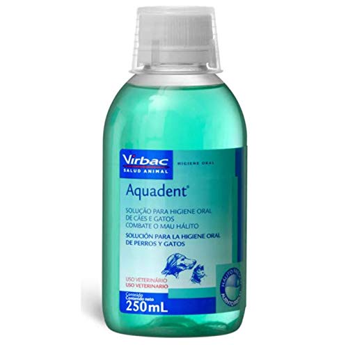 Solução Oral Virbac Aquadent para Cães e Gatos - 250ml