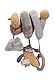 Sterntaler Baby Unisex Spielzeugspirale Baby Spielzeugspirale Elefant Eddy - Motorikspielzeug, Windspiel, Activity-Spirale - grau