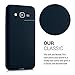 kwmobile TPU Case Compatible with Samsung Galaxy J5 (2015) - Case Soft Slim Smooth Flexible Protective Phone Cover - Black Matte