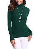 Aibrou Damen Elegant Pullover Aus gestricktem Stoff, warm und dehnbar.