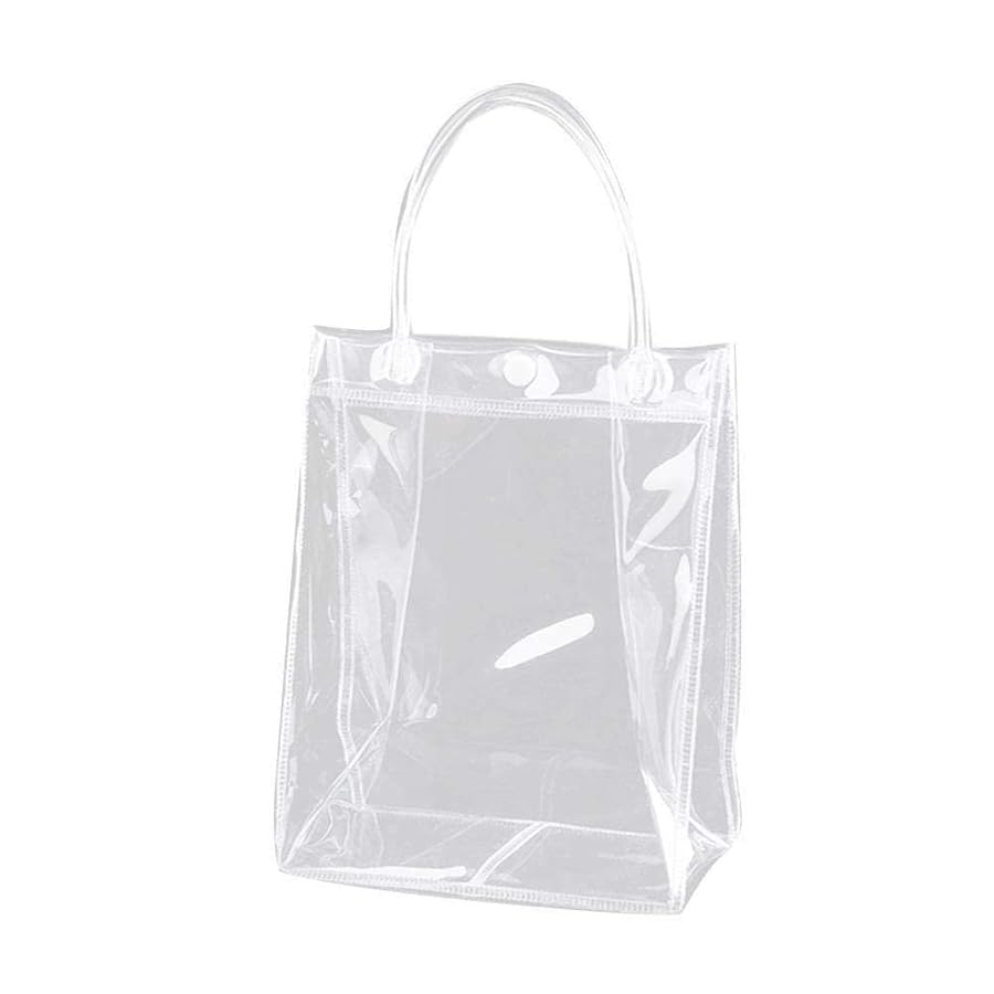 Borsa Trasparente PVC Per Stadio - 30x28x12cm, Impermeabile, Per Cosmetici E Viaggi - Foto 4