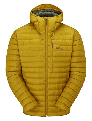 Rab Chaqueta de plumĂłn Microlight Alpine para hombre, Sahara, Small