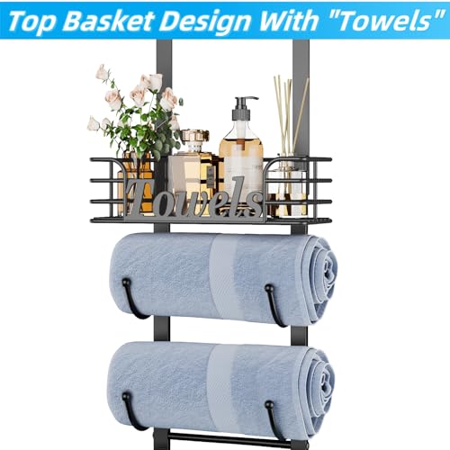 Hiskiwuu HIS-TRK-6T Over The Door Towel Racks thumb #2