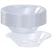 Hanna K. Signature Collection 50 Count Plastic Bowl, 12-Ounce, Clear