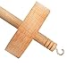 Finetoknow Drop Spindle Top Whorl Yarn Spin Hand Carved Wooden Tool for Beginners