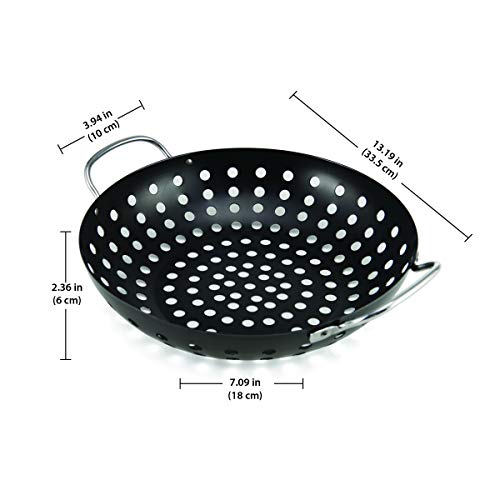 Wok barbecue pour légumes grillés Farberware soirées d'été