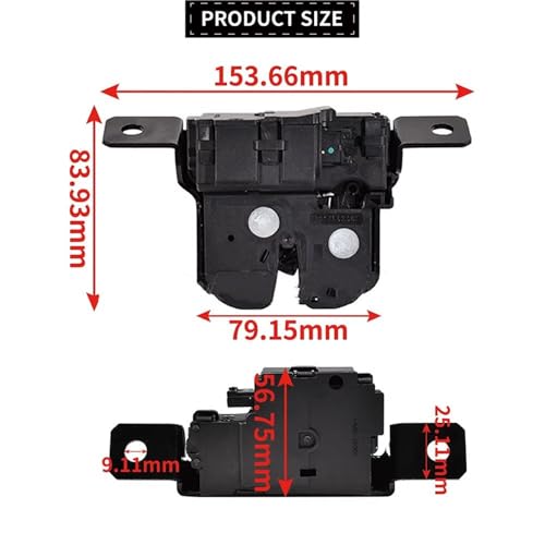 Actionneur serrure hayon 51247248075 verrouillage coffre BMW F20 i3 - 2