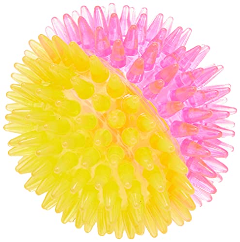 JAMBO PET Bolinha Para Cachorro Com Espinhos Macios Pequena Com Som Ideal Para Atividade Física, Fac