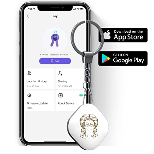 Key Finder, 1-Pack Bluetooth Tracker Item Locator with Key Chain for Gifts Keys Pet Wallets or Backpacks and Tablets Constellation (Virgo) Key Finder, 1-Pack Bluetooth Tracker Item Locator with Key Chain for Gifts Keys Pet Wallets or Backpacks and Tablets Constellation (Virgo)