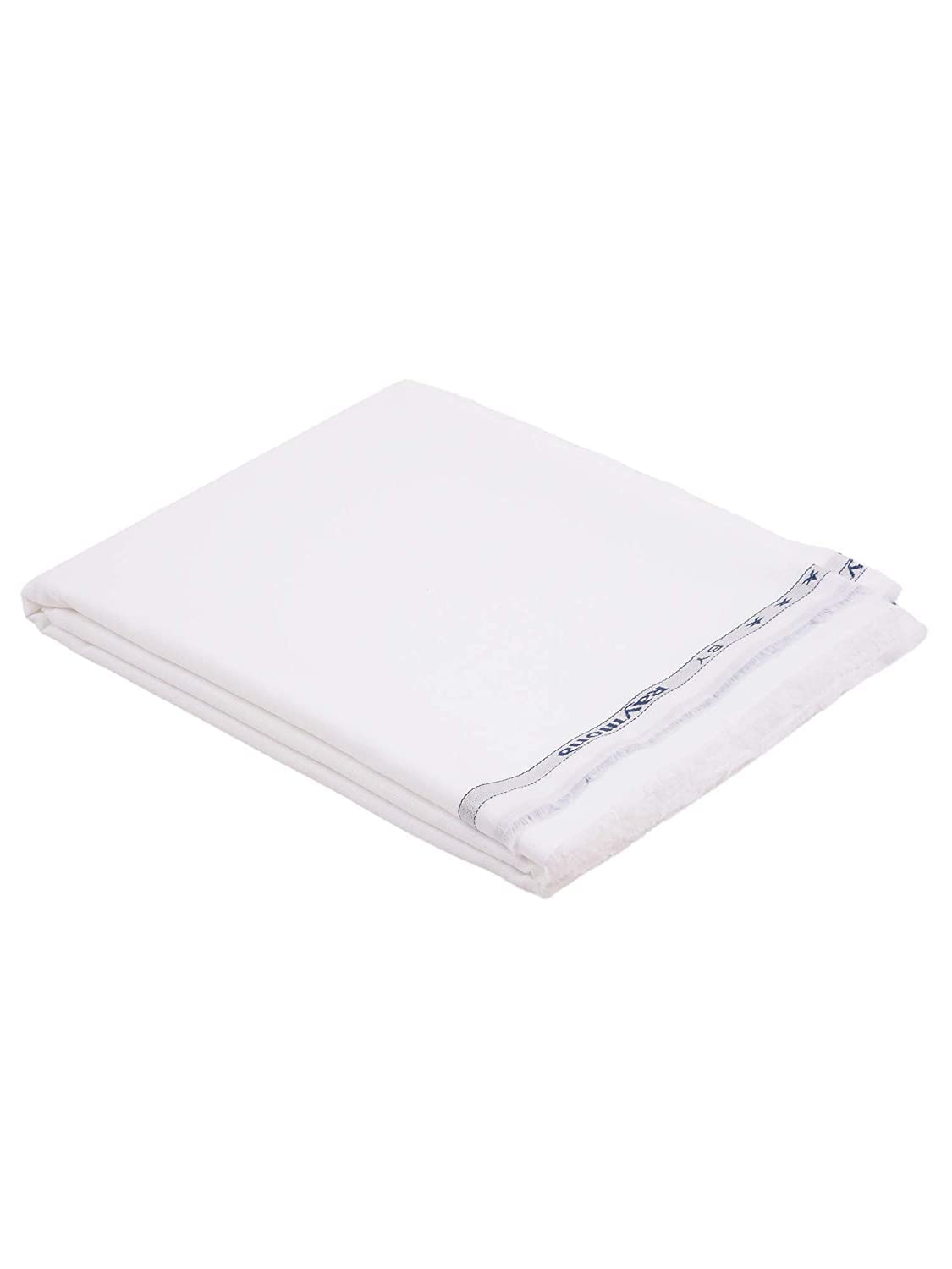 Raymond Cotton Shirt Fabric (1.7 meters, All Weather Fabric, Unstitched, 100% cotton) (White)-image-36