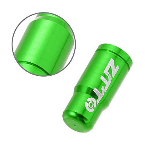 X AUTOHAUX 10 piezas Tapas de Válvula de Aleación de Aluminio para Neumáticos con Válvula Tipo Francesa para Bicicleta de Montaña, Bicicleta de Ruta MTB Verde miniatura 5