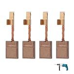 4 Pcs CB440 Carbon Brushes, Carbon Brushes for Makita Drill, Replacement Motor Brush Compatible with 18V/14.4V Makita CB440 DTD146 DHP456 DHP458 DHP482 DTW251 BHP451 Electric Power Tool Motor Brush