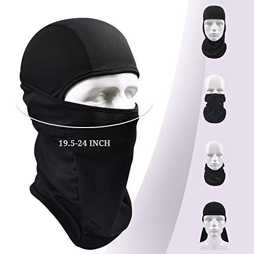 Your Choice Balaclava Face Mask For Summer Hot Weather Cycling Motorcycle Black #TOP2