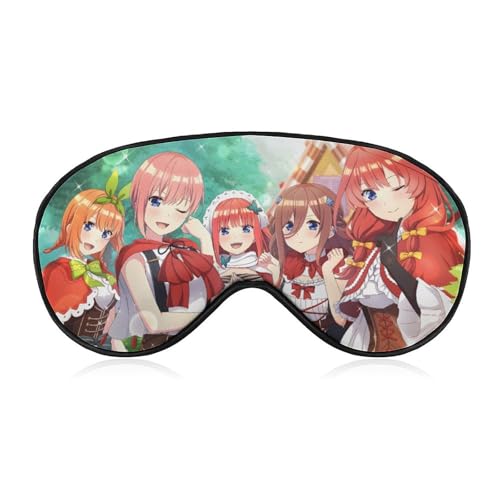 五等分の花嫁 アイマスク キャラクター アニメ アイマスク 睡眠用 かわいい 睡眠改善 遮光 柔らかい 眼精疲労 目元疲労回復 安眠マスク 圧迫感なし 子供 男女兼用 ギフト