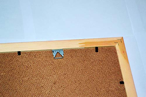 Moldura Quadro A4 (21x30) Em Madeira Com Vidro (Branco)