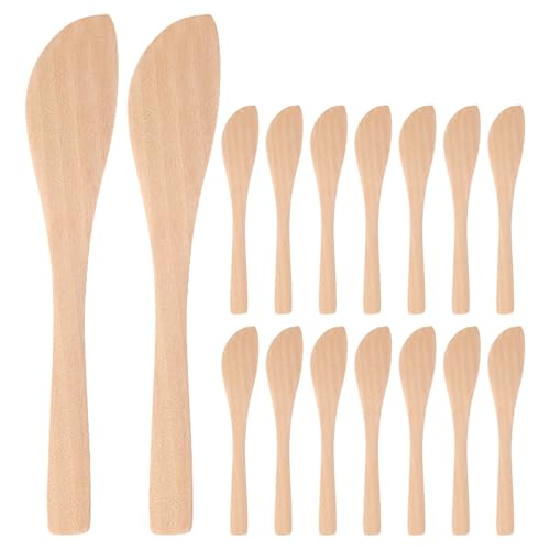 Cuchillos de mantequilla de madera ergonómicos que evitan rayar tus sartenes y recipientes 2