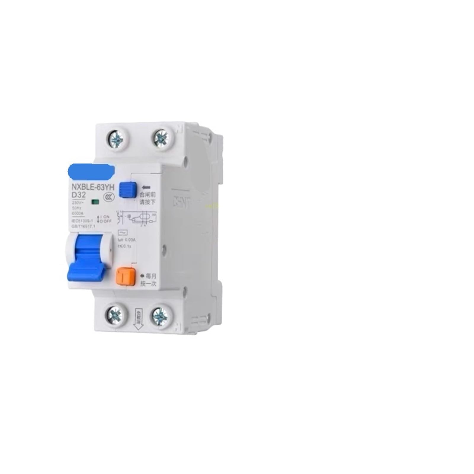 OSHZIKJII 1P+N 2P 3P 3P+N 4P 30MA Breaker 16A(16A)