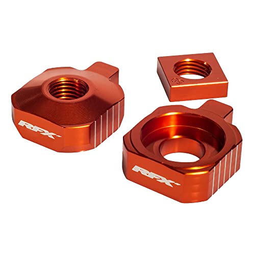 Blocs de réglage d'essieu arrière RFX Pro en aluminium CNC orange SX65