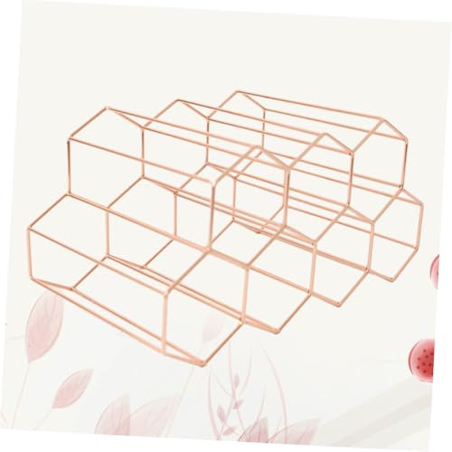 Soporte para botellas de vino Cabilock dorado moderno miniatura 7